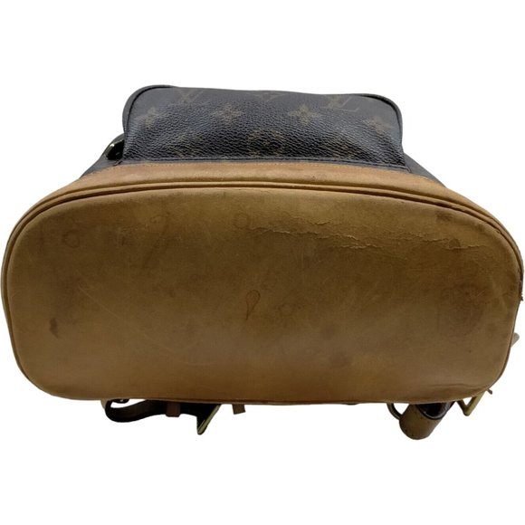 337282H V Louis Vuitton Backpack Bag Montsouris MM Brown Monogram main image 4
